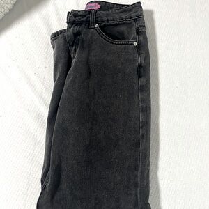 Black Edikted Low Rise Jeans